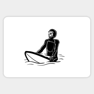 Skelton Surf Sticker